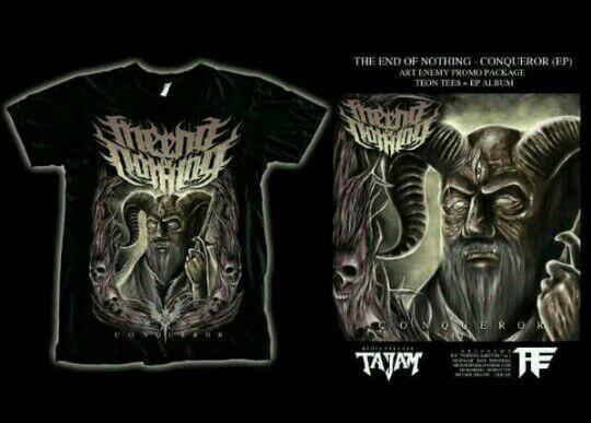 Pre-order promo package Conqueror EP + t-shirt <a href="/TEON_Official/">THE END OF NOTHING</a> -->