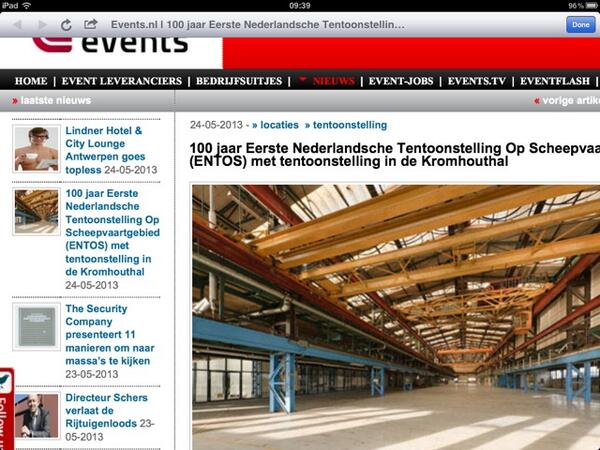 Events_NL's tweet image. 100 jaar Eerste NL Tentoonstelling Op Scheepvaartgebied #ENTOS @kromhouthal dlvr.it/3QCJgy #Events_NL