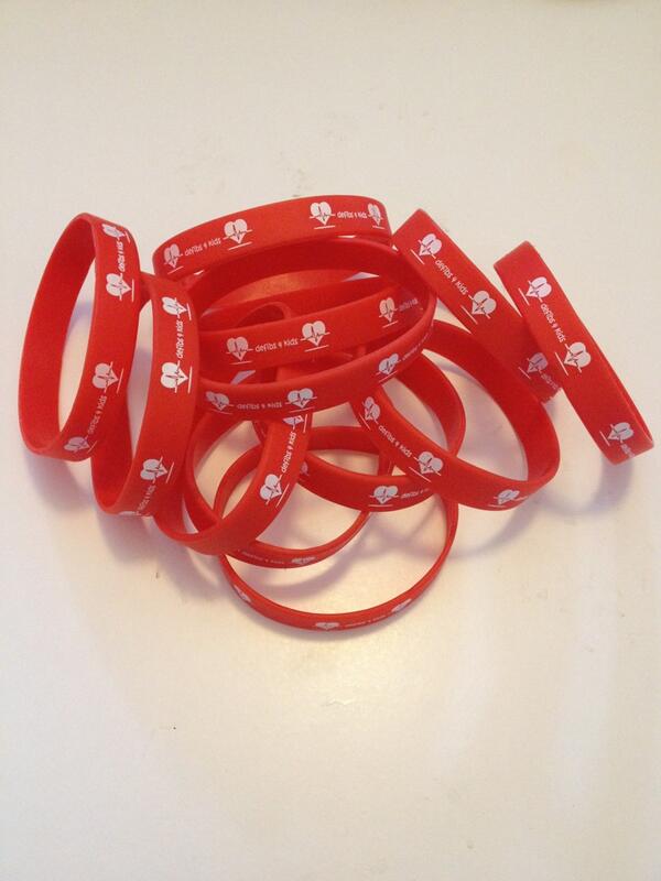 defibs4kids's tweet photo. Defibs 4 kids wristbands for sale £1 each, can deliver if local to Wigan , let me know if you are interested http://t.co/xrzcSaQ6ED