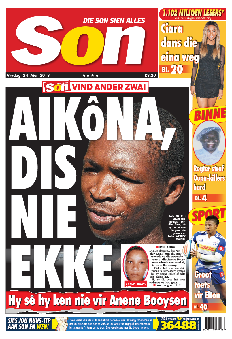 Son Koerant on Twitter: &quot;#Sonlanders so lyk jou Kaapse #Son vandag. Het