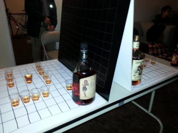 Battleshots!! Team Captain Morgan vs Team Sailor Jerry!! :o
