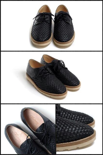 woven derby black. full grain upper. vibram cristy outsole. available in roughout brown too. IDR : 1.999.000.