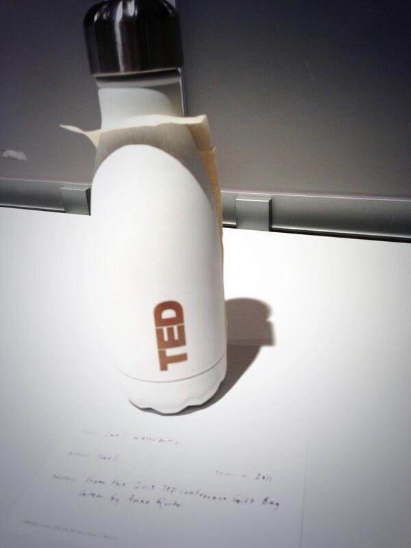 annequito's tweet image. This beautiful @swellbottle from my #TED gift bag @MADMuseum collection today via @MAD_Cred #takeleave #TEDActive