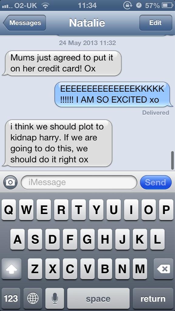 Gemmafleming_'s tweet image. My sister understands me #onedirectiontour @Harry_Styles