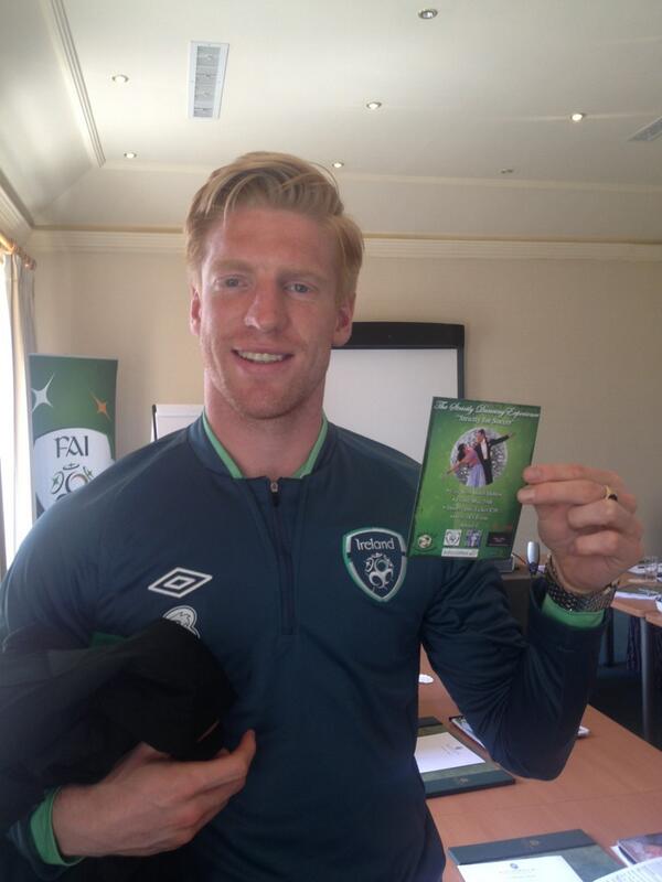 Paul McShane has his ticket for #strictlyforsoccer tonight in Citywest in aid of <a href="/IrishStLeague/">Homeless St League</a> &amp; <a href="/JGilesOfficial/">JohnGiles Foundation</a>!