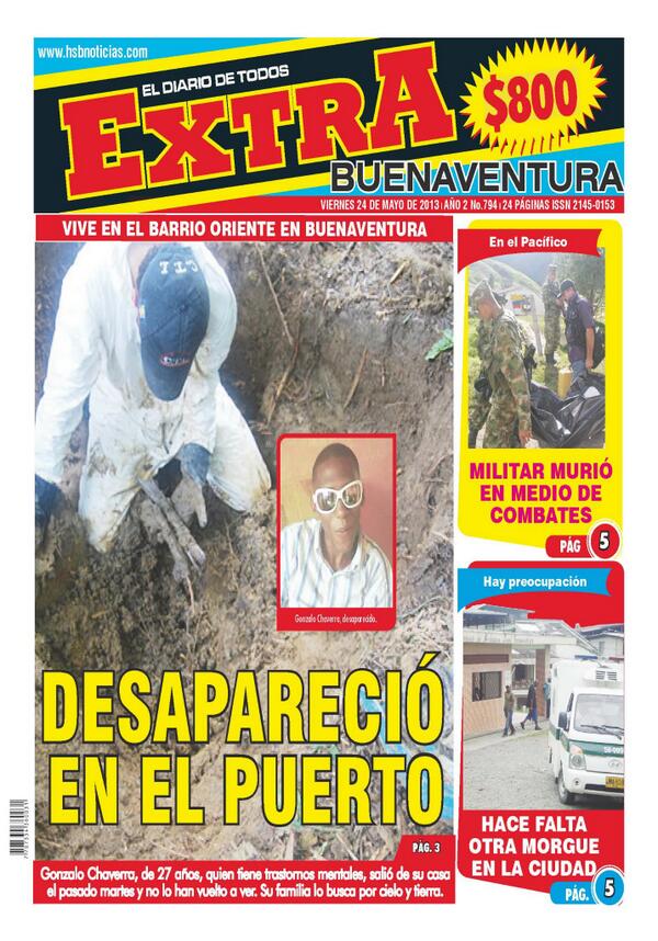 ExtraBventura's tweet photo. Portada #794 http://t.co/4TipJfIUK9