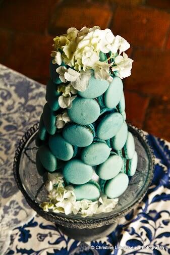 I'm blue ! Et j'aime les macarons !