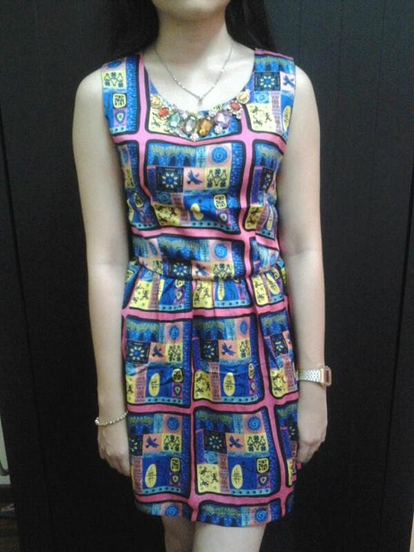 ShopBotanica's tweet image. heyy girls! here new dress for you just RM48!! Code:D01, free postage, Freesize ,Materials Silk, Blue, Limited!