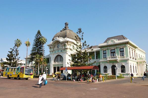 MNomades's tweet photo. #Maputo the energetic capital of #Mozambique &amp; its train station designed by G. Eiffel #FriFotos cc @EpsteinTravels http://t.co/zYRrLMbtIM