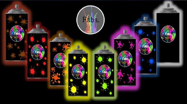 Fabs_SprayOn's tweet photo. So the time has come! We present to you, Fabs.! Our spray on fabric :) http://t.co/CIcT91KQed