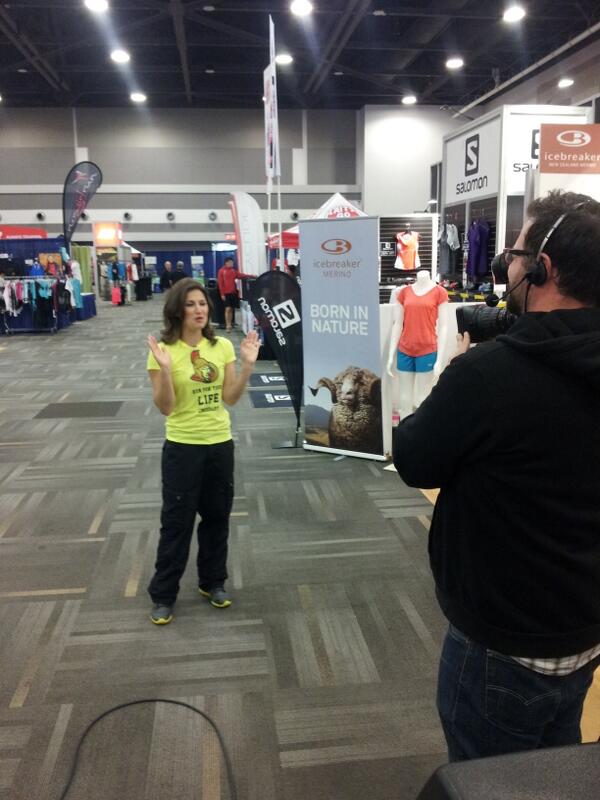 RaceMerch's tweet image. .@SarahFreemark promotes Race Merchandise on @CTVOTTMORNLIVE! @OttawaMarathon