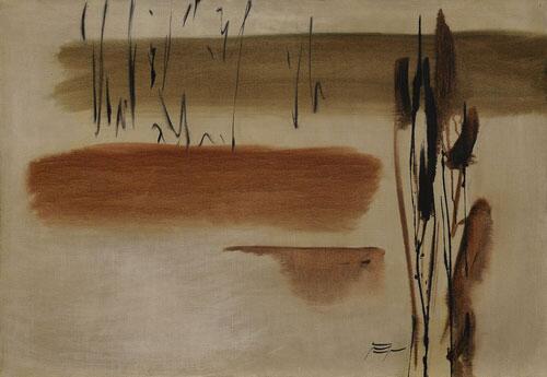TehranAuction's tweet photo. Sohrab Sepehri, "Untitled", Price realized: 1 900 000 000 IRR http://t.co/bvJnhDoQ74