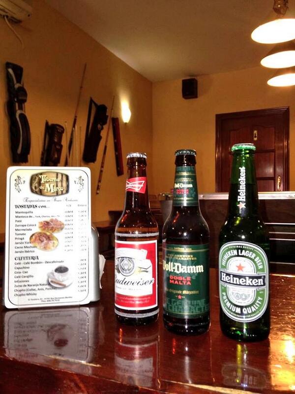 EN TABERNA DE MARCO DISPONES DE ESTAS CERVEZAS A 1,80€ LA UD.
3 CONSUMIDAS 1 GRATUITA
C/TONELERO N 61