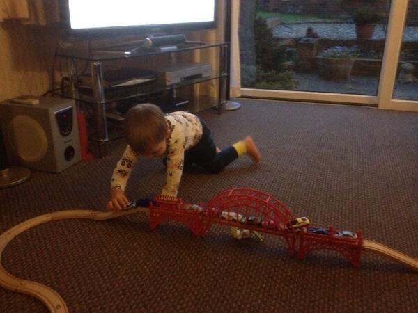 I'm going to be a train driver when I grow up !