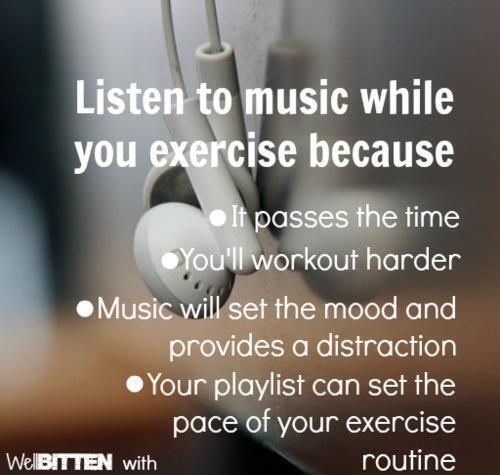 Popkeys's tweet image. Listen to music while you exercise: