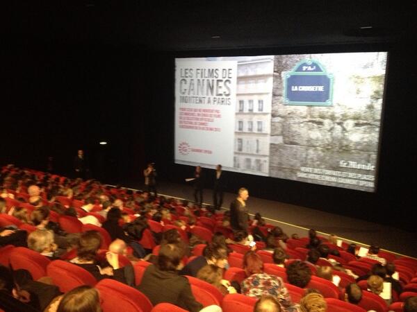 clofelix45's tweet photo. Première séance complète pour Cannes à Paris http://t.co/HygJ8jy7UU