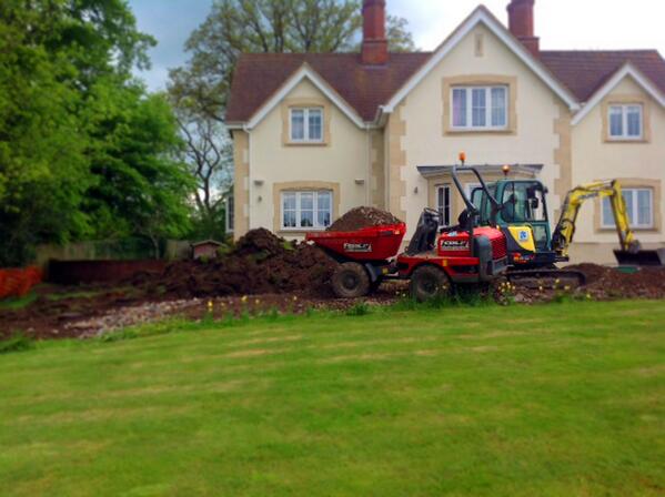 BeaucroftConst's tweet image. A new project for Beaucroft Construction, a new Orangery soon to appear in Colehill!