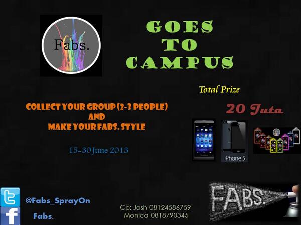 Fabs_SprayOn's tweet photo. We are going to campus people!!! http://t.co/QxxJbxEwI4