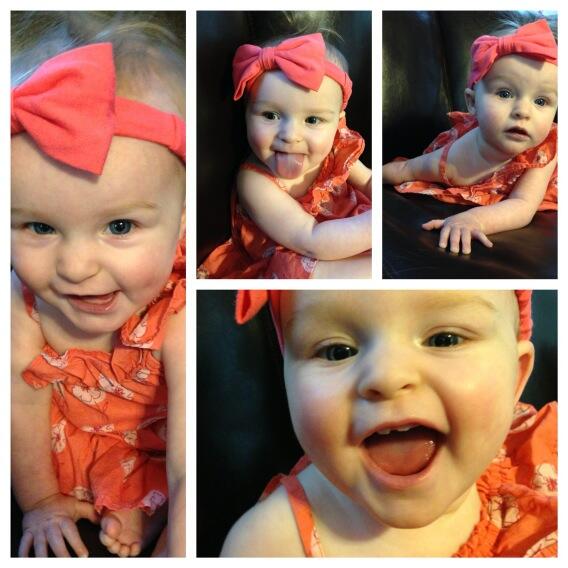 abbeyjohnson's tweet image. 7 months old today! #2frontteeth #ilovebean