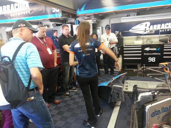 RT <a href="/itsmegeeker/">Michael Hughes</a>: Briefing <a href="/Barracuda/">Barracuda Networks</a> partners and customers <a href="/IMS/">Indianapolis Motor Speedway</a>....feeling good in the garage!