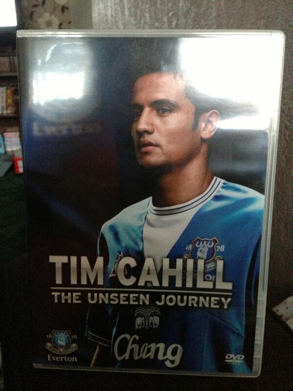 My Friday night is sorted @Tim_Cahill #theunseenjourney #EFC #RBNY #timcahill 💙⚽