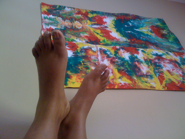 kennelin1's tweet photo. Arte en mis pies!!! http://t.co/qmwGxgg4G7