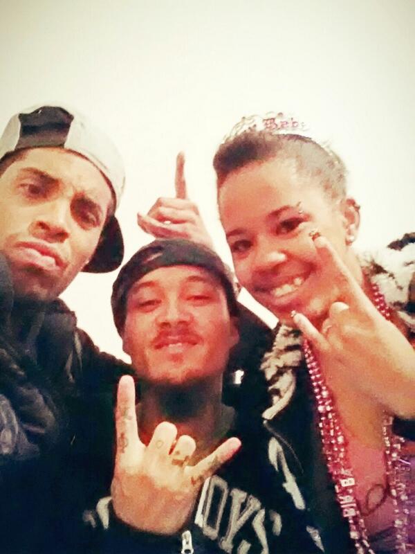 JustTJ717's tweet photo. My wife @IvoryRoze & my homie @Baine_Fury a couple of my #WolfPack fam about to go out for her bday! #WolfPackAlpha http://t.co/QzaAIXMfla