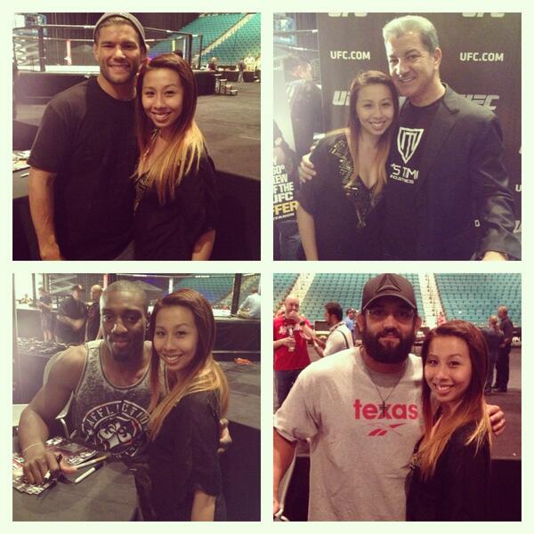 Aa_Lai's tweet photo. UFC 160 autograph session!! :) http://t.co/4XsCtQ4NPr