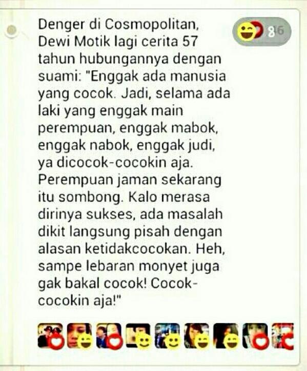 adiyeeeee's tweet image. Catatan dari Ibu Dewi Motik #repath