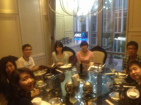 dreamcorps's tweet photo. Yunnan Niujie and Laoxudian volunteers are gathering for a nice and relaxing dinner before Beijing Training tomorrow! http://t.co/XXwYDHNMaR