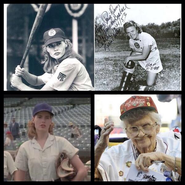 Swag101Baseball's tweet photo. RIP to the great Lavonne Paire-Davis, inspiration for Pepper in A League of Their Own. http://t.co/nEroauG5wS