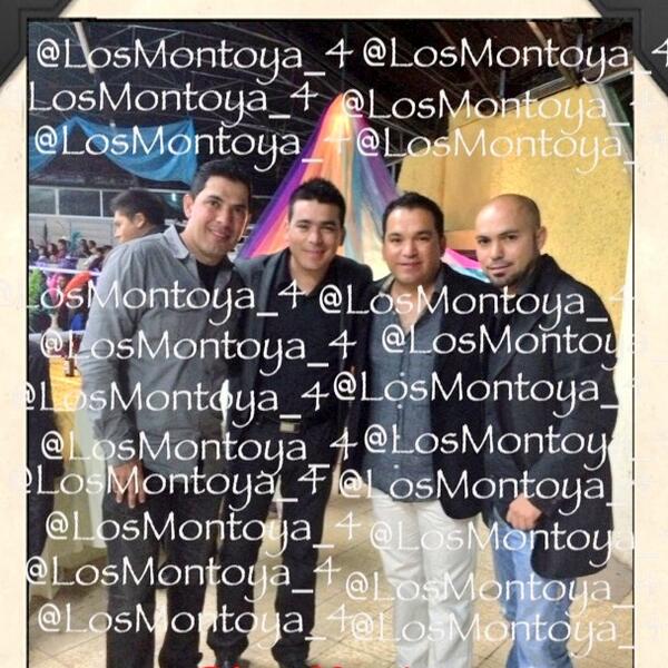 charlymontoya28's tweet photo. X Favor denle #FF
@LosMontoya_4 @LosMontoya_4 
Cuenta de los 4 #HnosMontoya 
#CharlyM #AlonsoM #JoelM y #RamonM RT http://t.co/otKILd7KNp