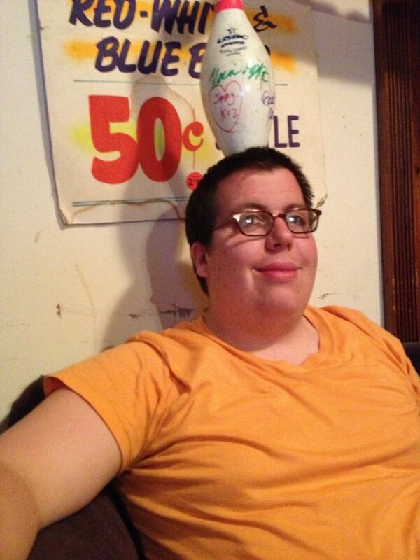 StuffOnJimmy's tweet photo. Bowling pin http://t.co/1CfJx1XVdx