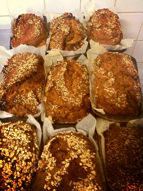 woodenspoongirl's tweet image. Fresh from the oven!! #RealIrishBread , our brown treacle breads.. Multiseed &amp;amp; Apricot and Walnut..
