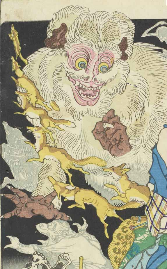 北斎と暁斎―奇想の漫画展】暁斎の妖怪もお見逃しなく。「暁斎楽画 第二