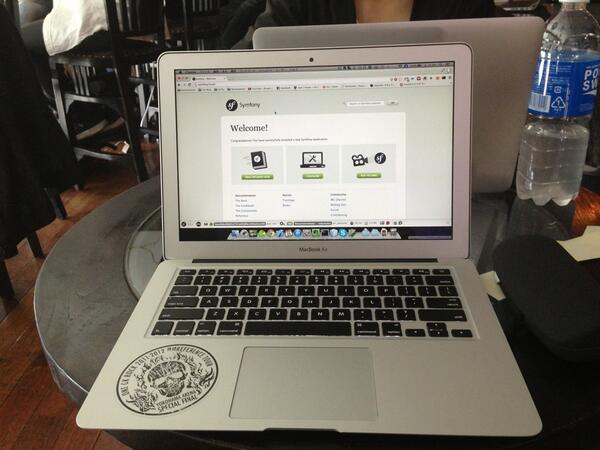 Issei_M's tweet image. Symfony 勉強会 ♯8 参加中！
#symfony_ja