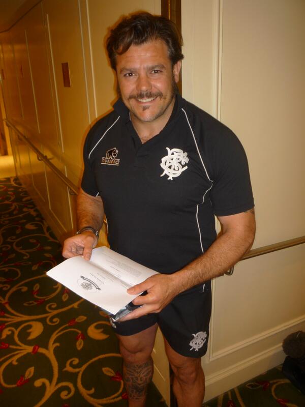 Barbarian_FC's tweet photo. @andrealocicero1 Italy's most capped player ever on another #baabaas tour. A legend. The Baron #rugby #rugbyunited http://t.co/aP5FZ9tSrg
