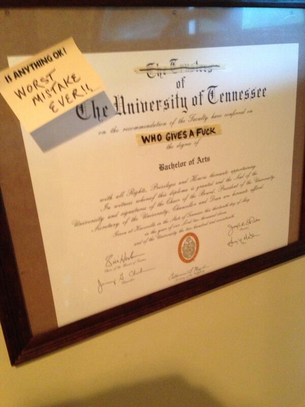 myfortyfives's tweet image. Fixed my diploma #teachinglessons