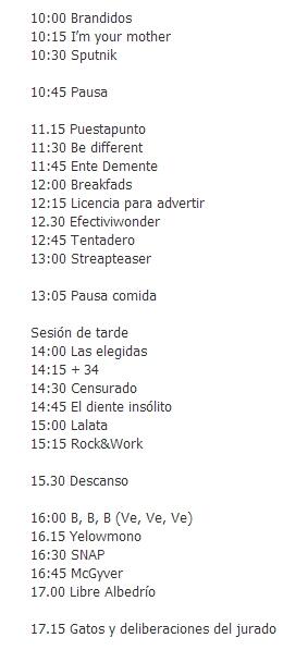 Tentadero7's tweet photo. Ya se conoce el orden de intervenciones en la Gala De la clase a la cuenta. #29M #calientecaliente cc/ @delaclase http://t.co/EjpEORIco7