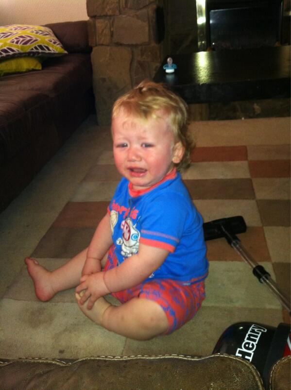 sophiepadd's tweet photo. Grumpy sod in the mornings! Reminds me of someone!!! @JoshPortwine http://t.co/3KpPooGvlj