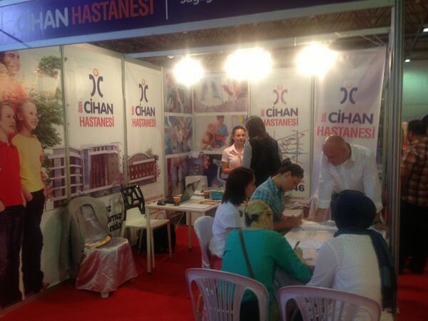 CihanHastanesi's tweet photo. Domif13 fuarında standımız http://t.co/3oXiwgRaC3