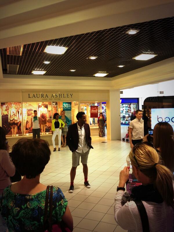 It really is #fashiononthemove at the Darwin Shopping Centre in Shrewsbury! Dancing round the stores with these lot!