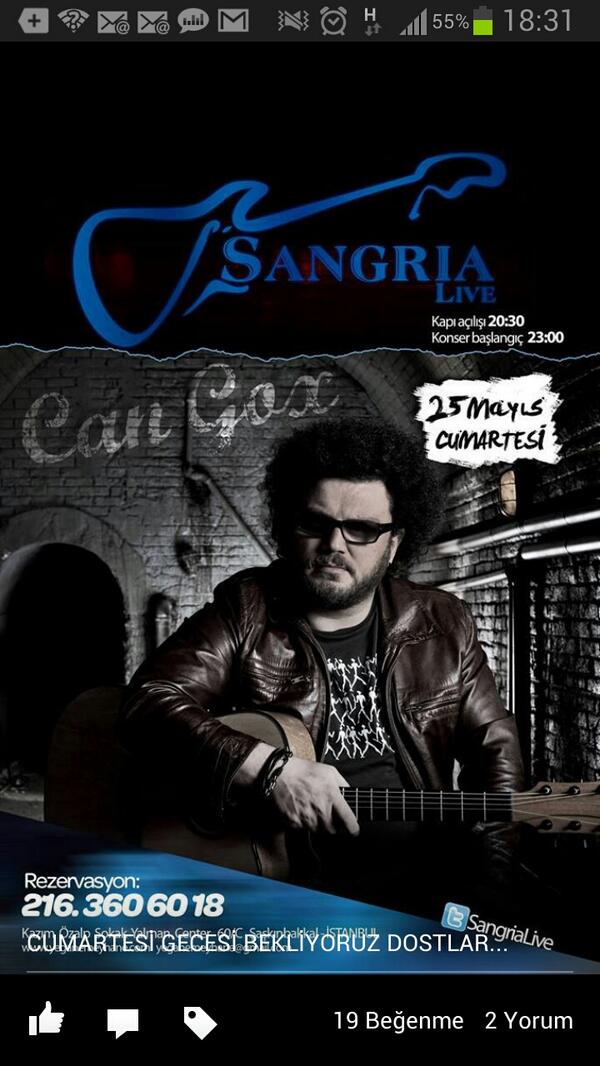 Sangria Live dayiz...Sound çekiyoruz :) Akşam bekliyoruz....