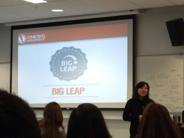 onebigmovement's tweet photo. @liewsying talking about the #BigLEAP program and what OBM was able to do this year #COC2013 http://t.co/uIXXupIBXy