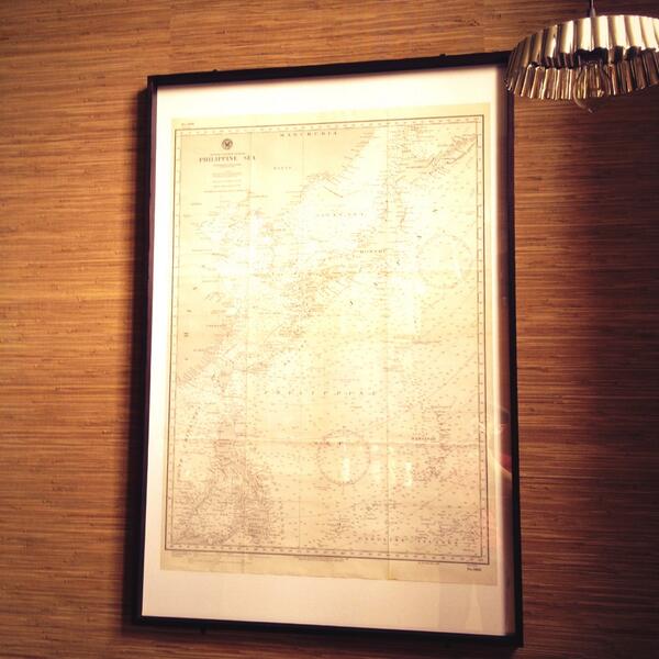 Vintage map (1940s) of Japan #sakebar #nyc #nightlife #tribeca #japanese