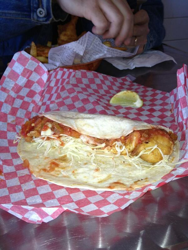sunshinekjs's tweet image. #Tobermory #fish taco #yummy #lunch