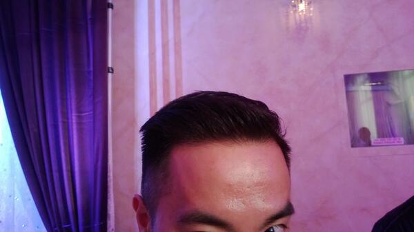 albertichen's tweet photo. #cindyandjacob forgot to attach. Best hair job, benben. http://t.co/6YlUlQSjUY