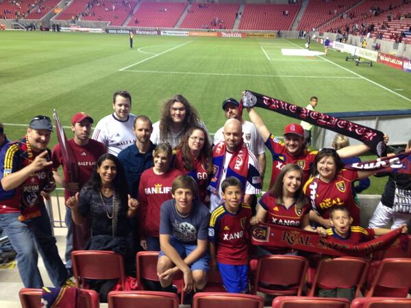 rslsoccertalk's tweet image. Shout out to the motley crew from #Sec34! #RSLTWEDIE