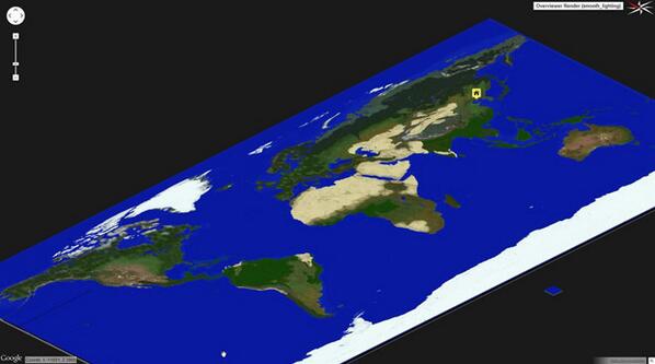 _BenjaminCornu_'s tweet image. Une réplique de la Terre dans Minecraft : gameblog.fr/blogs/poufy/p_… via @Gameblog /