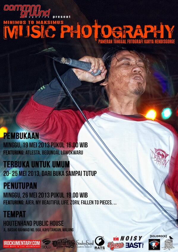 Tonight! penutupan pameran fotografi <a href="/hendisgorge/">Hendisgørge¹³</a> dimeriahkan oleh <a href="/ftp_mlg/">Fallen To Pieces</a> @MBL_MLG <a href="/AjerBand/">Ajèr Band</a> dan <a href="/zorvofficial/">Zorv</a>